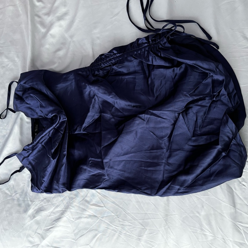 Elegant Navy Blue Dress